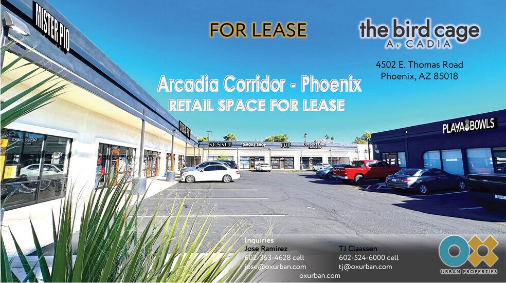 More Photos Of 4502-4528 E Thomas Rd, Phoenix Unknown For Lease