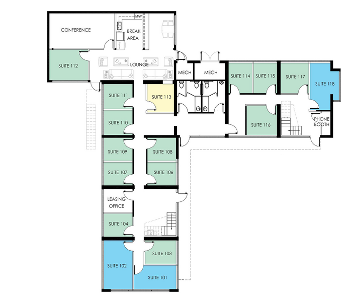 More Photos Of 4900-4912 Travis St, Houston Loft Creative Space For Sale