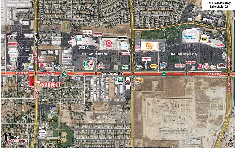 More Photos Of 9711 Rosedale Hwy, Bakersfield Land For Lease