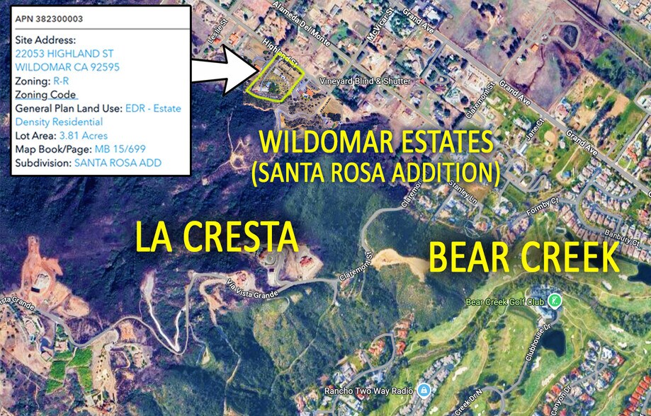 More Photos Of 22053 Highland St, Wildomar Specialty For Sale