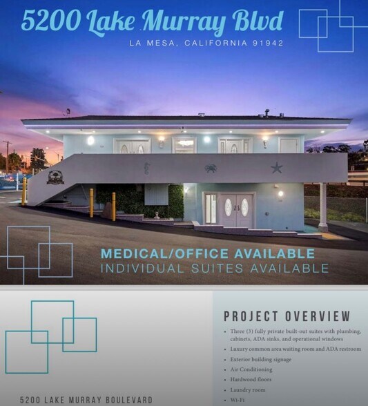 More Photos Of 5200 Lake Murray Blvd, La Mesa Medical For Lease