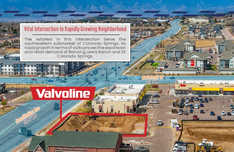 More Photos Of NEC Constitution Avenue & Marksheffel Road, Colorado Springs General Retail For Sale