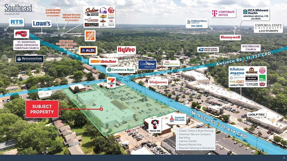 Primary Photo Of 8800-8858 W 95th St, Overland Park Storefront For Sale