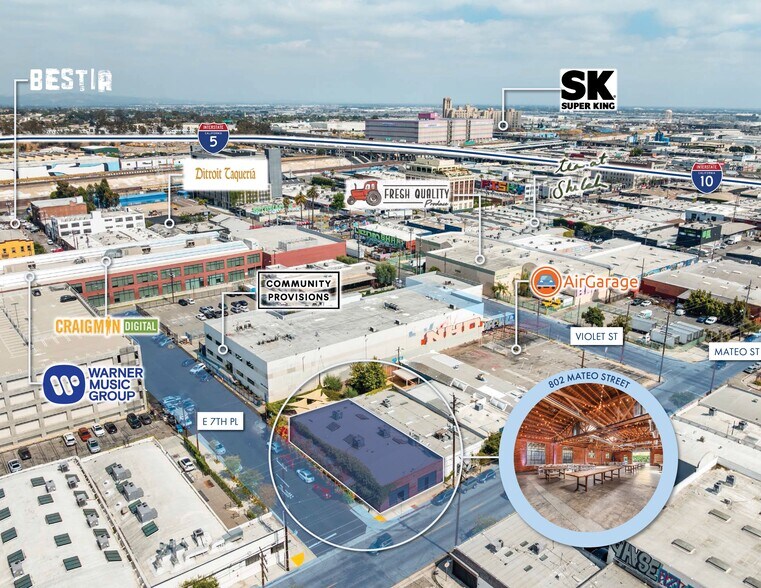 Primary Photo Of 802 Mateo St, Los Angeles Warehouse For Sale