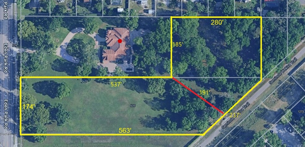 Primary Photo Of 635 Eden Park Rd, Altamonte Springs Land For Sale