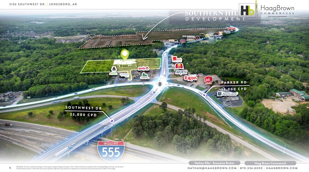 More Photos Of 3106 Southwest Drive, Jonesboro General Retail For Sale