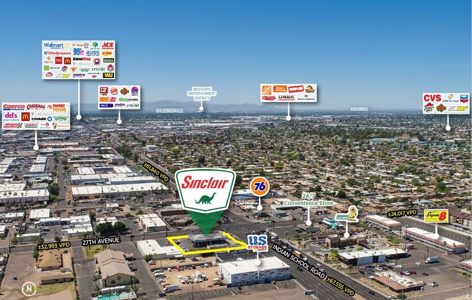 More Photos Of 2649 W Indian School Rd, Phoenix Service Station For Sale