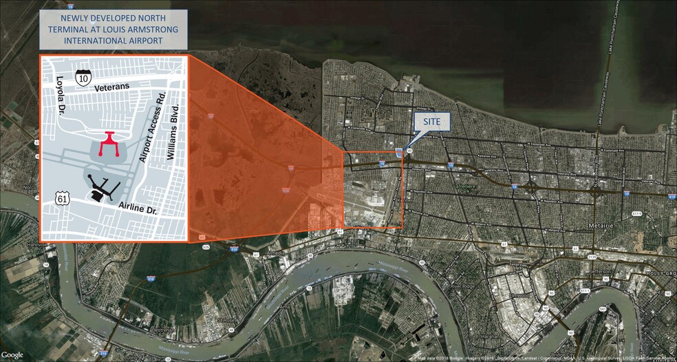 More Photos Of Williams Blvd & I-10, Kenner Land For Sale