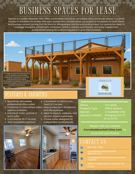 More Photos Of 5065 Corrales Rd, Corrales Medical For Lease