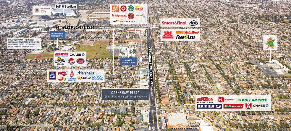 More Photos Of 10901 Crenshaw Blvd, Inglewood Storefront For Sale