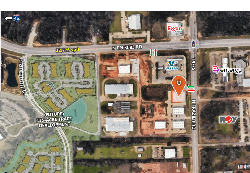 Primary Photo Of 2527 N Frazier St, Conroe Storefront For Lease