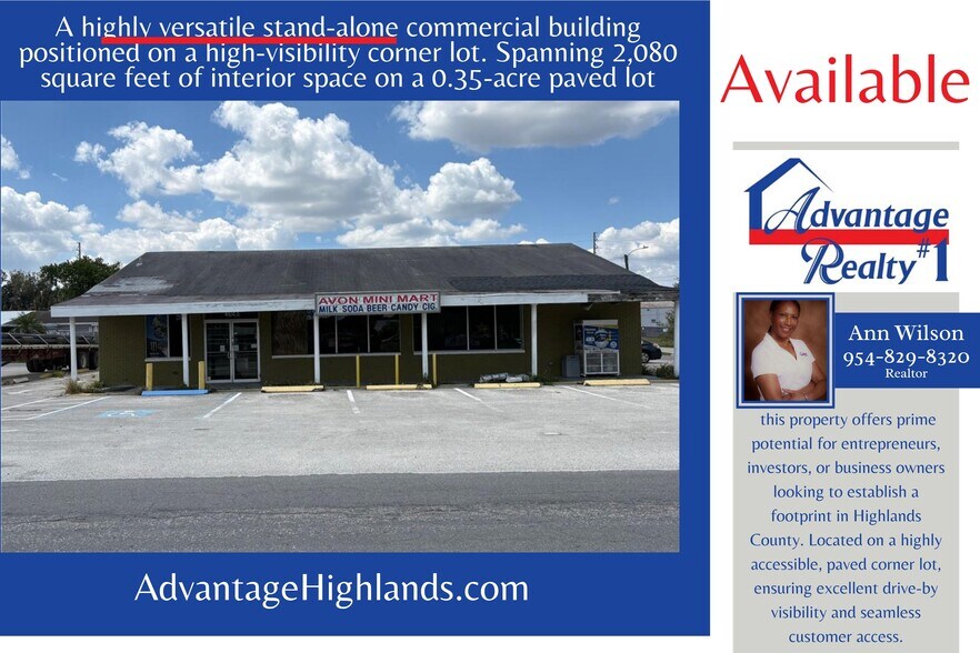 Primary Photo Of 1499 N Lake Ave, Avon Park Convenience Store For Sale