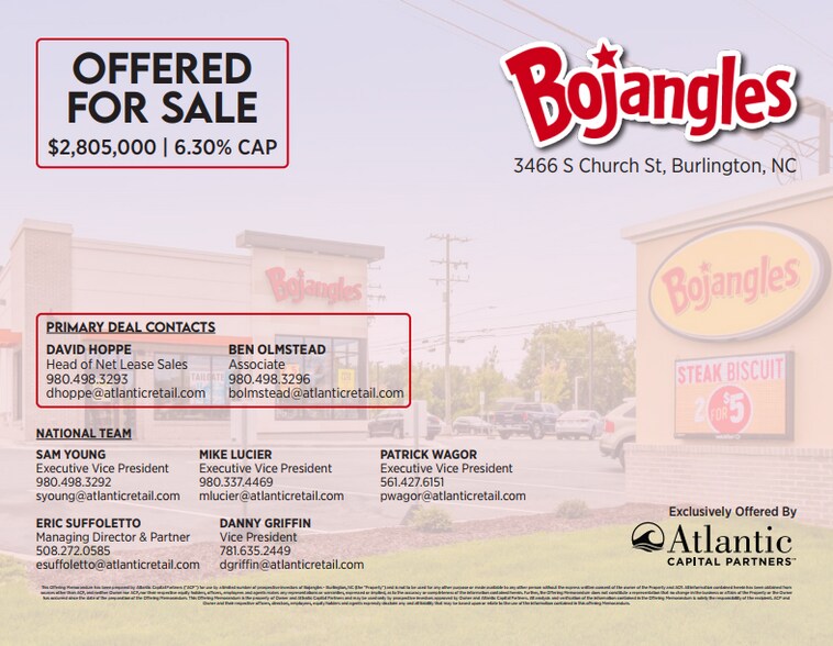 More Photos Of 3466 S Church St, Burlington Fast Food For Sale