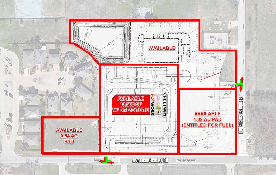 More Photos Of NWC Avondale-Haslet & Sendera Ranch blvd, Haslet Storefront For Lease
