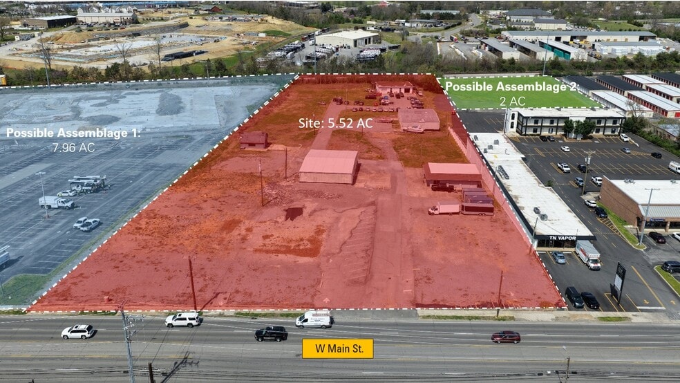 Primary Photo Of 412 W Main St, Hendersonville Land For Sale