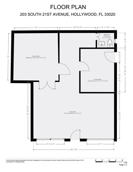 More Photos Of 2032-2046 Harrison St, Hollywood Storefront For Lease