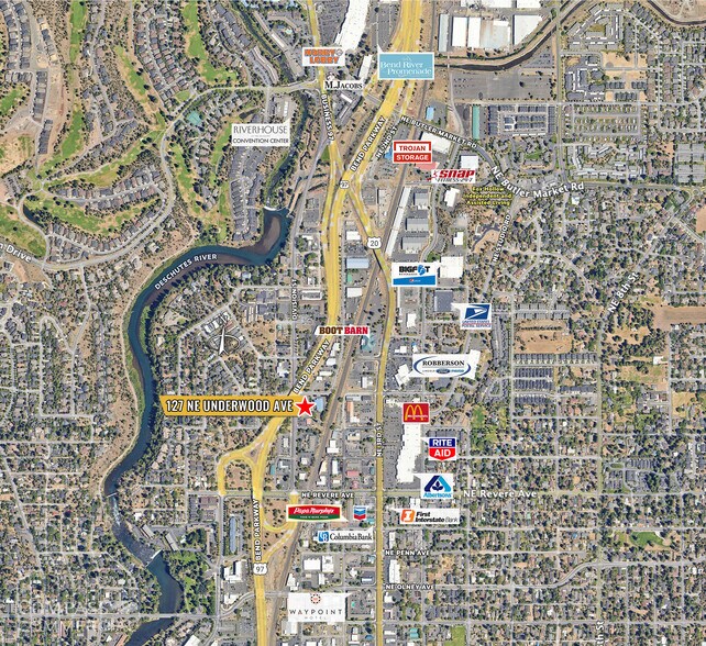 More Photos Of 127 NE Underwood Ave, Bend General Retail For Lease