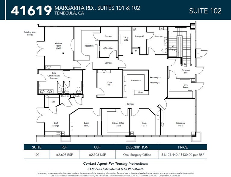 More Photos Of 41619 Margarita Rd, Temecula Medical For Sale