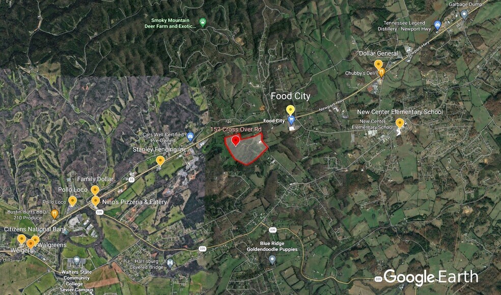 More Photos Of 158 Cross Over Rd, Sevierville Land For Sale