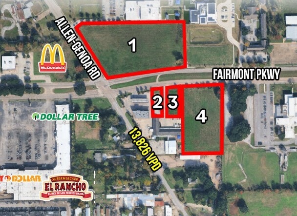 Primary Photo Of NEC of Fairmont Pkwy & Allen-Genoa Rd, Pasadena Land For Sale