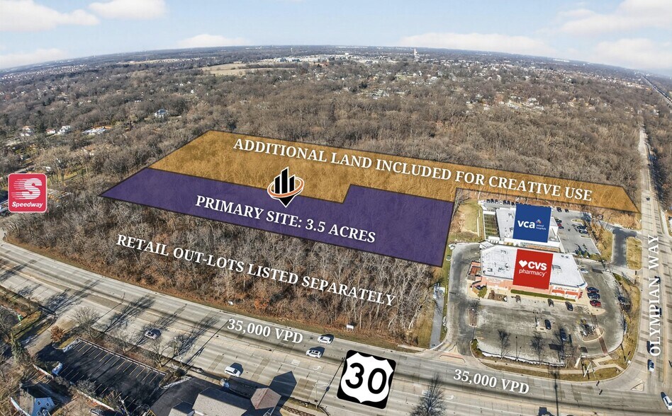 Primary Photo Of Oympian Way and RT. 30, Olympia Fields Land For Sale