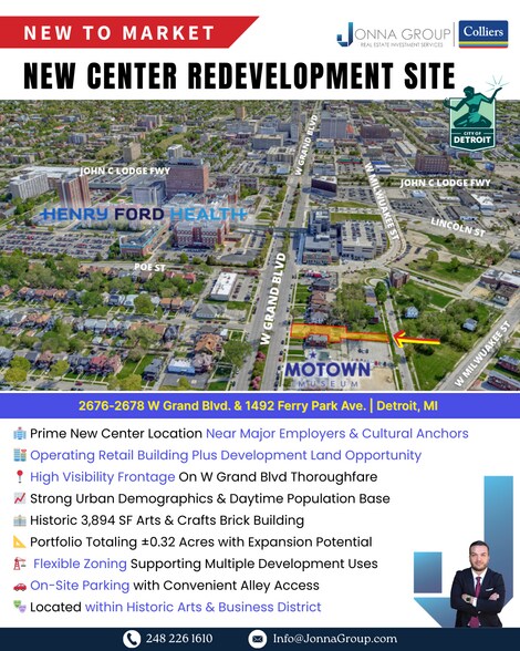 Primary Photo Of , Detroit General Retail For Sale