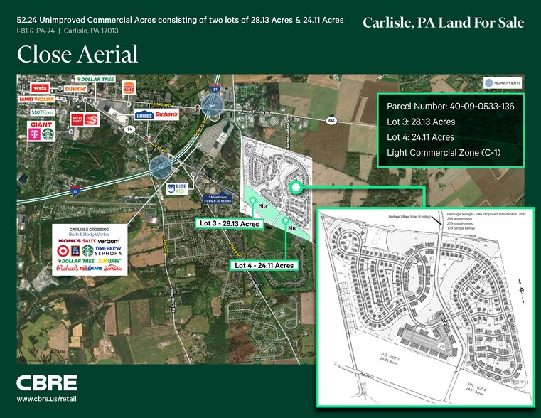 More Photos Of York Road @ I-81, Carlisle Land For Sale