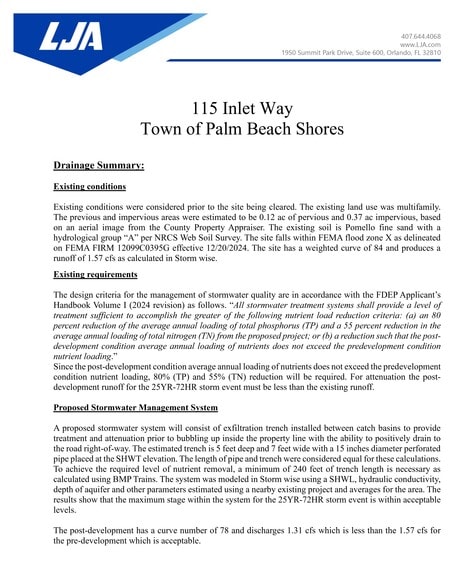 More Photos Of 115 Inlet Way, Palm Beach Shores Land For Sale