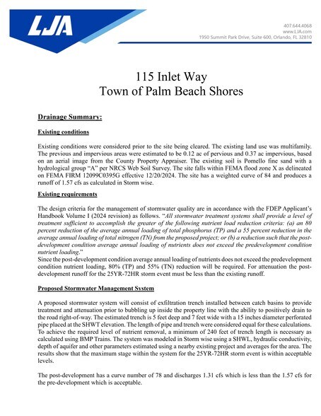 More Photos Of 115 Inlet Way, Palm Beach Shores Land For Sale