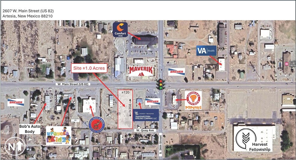 More Photos Of 2607 Main st, Artesia Land For Sale