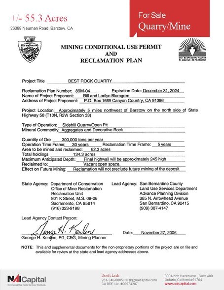 More Photos Of Neuman Rd, Barstow Land For Sale