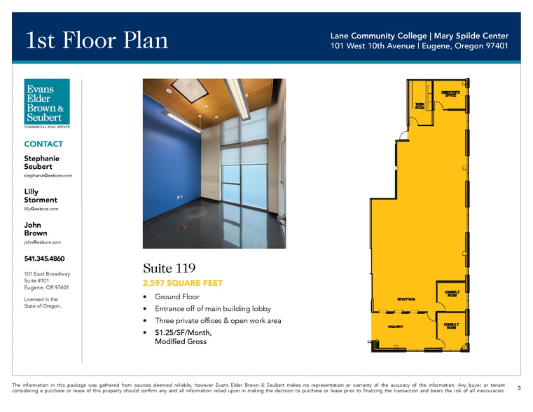 More Photos Of 101 W 10th Ave, Eugene Office For Lease