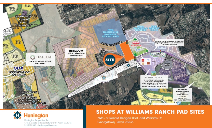 Primary Photo Of NWC of Ronald Reagan Blvd. & Williams Dr, Georgetown Land For Sale