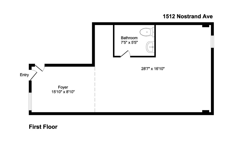 More Photos Of 1512 Nostrand Ave, Brooklyn Storefront Retail Residential For Lease