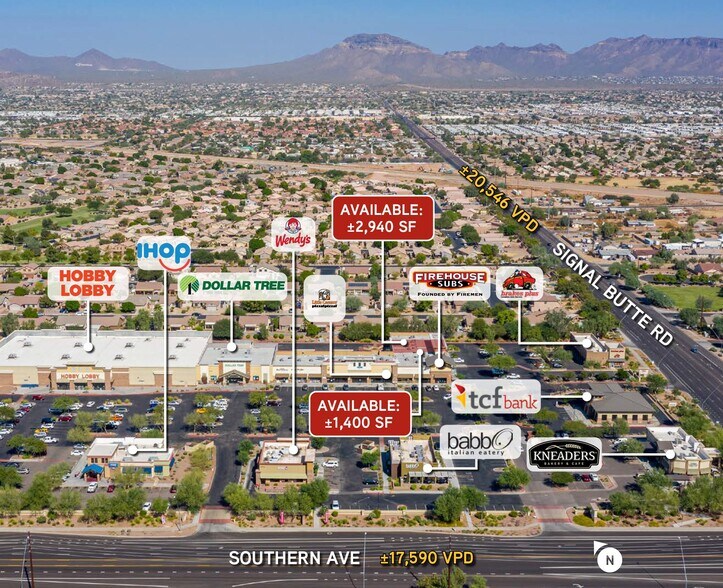 Primary Photo Of 10656-10720 E Southern Ave, Mesa General Retail For Lease