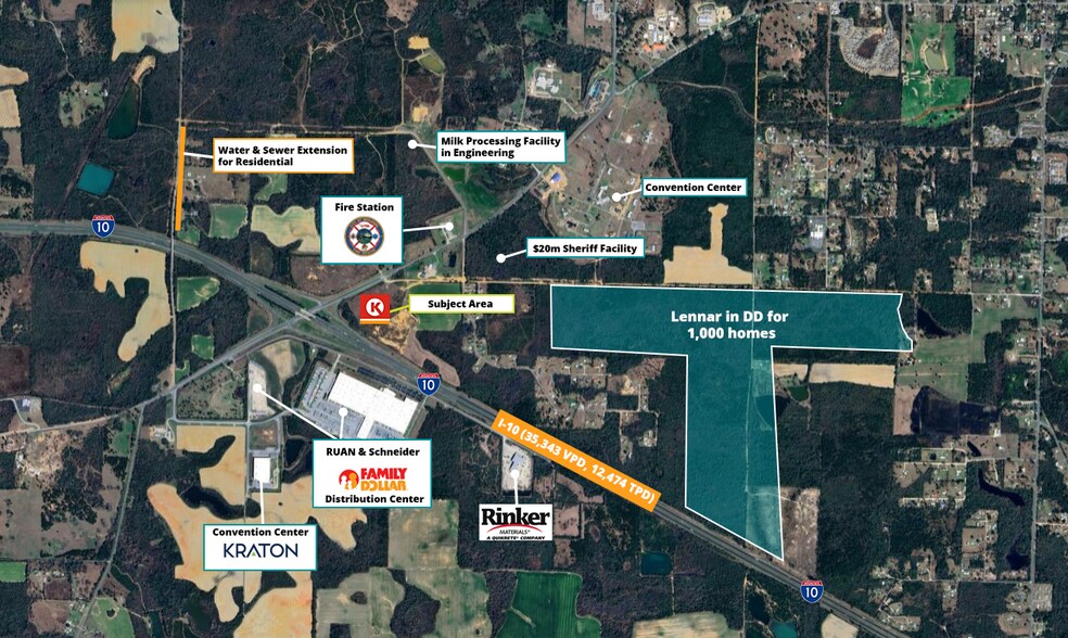 More Photos Of I-10 @ Kynesville Road, Marianna Land For Sale