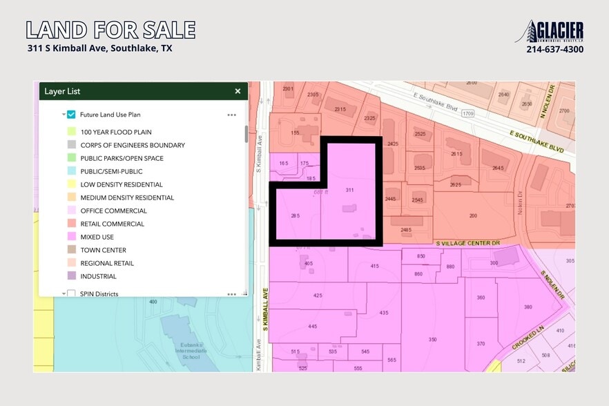 More Photos Of 311 S Kimball Ave, Southlake Land For Sale