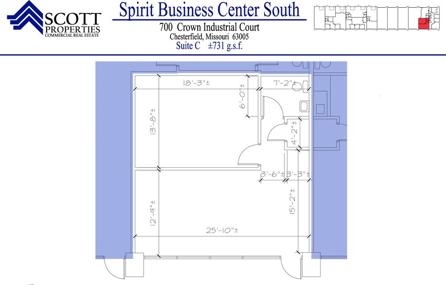 More Photos Of 700 Crown Industrial Ct, Chesterfield Warehouse For Lease
