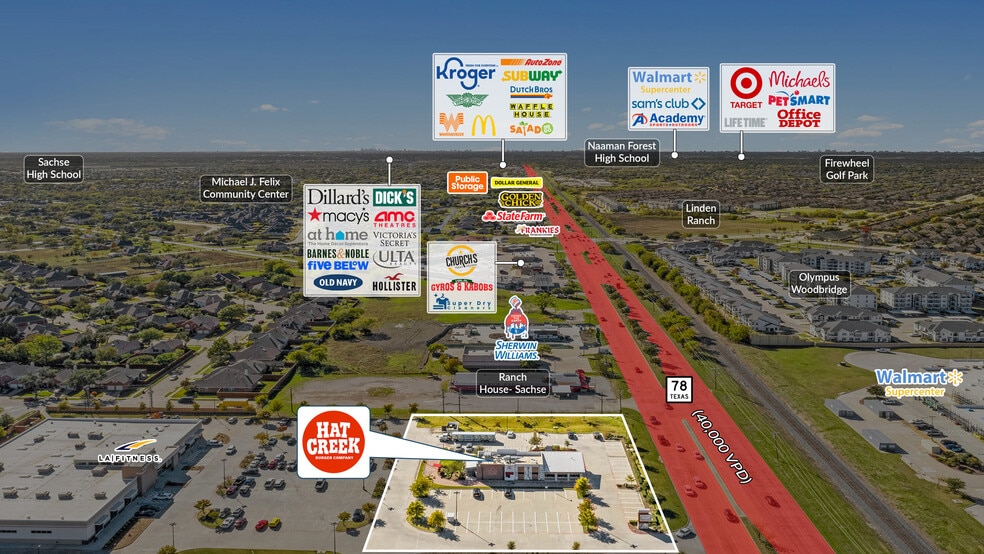 More Photos Of 7700 Texas 78, Sachse Restaurant For Sale