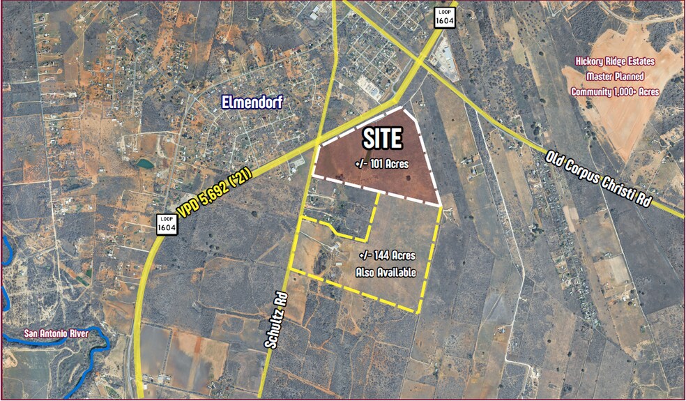 Primary Photo Of SE Loop 1604 & Schultz Rd, Elmendorf Land For Sale