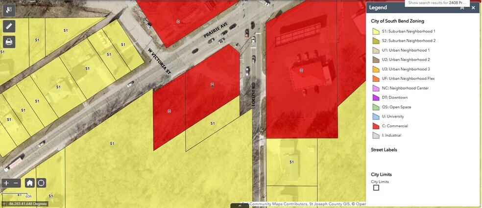 More Photos Of 2408 Prairie Ave, South Bend Land For Sale