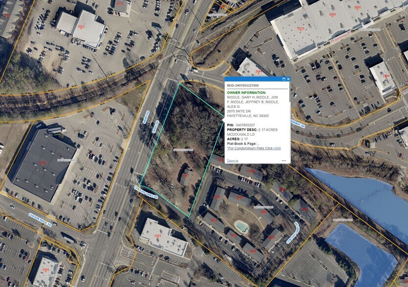 More Photos Of 2037 Skibo rd, Fayetteville Land For Sale