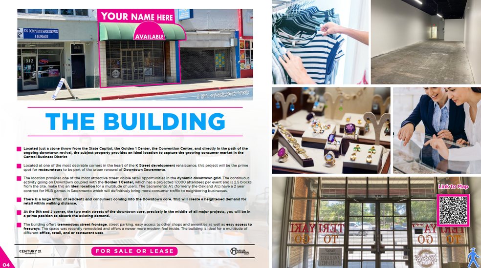 More Photos Of 910 J St, Sacramento Storefront For Lease