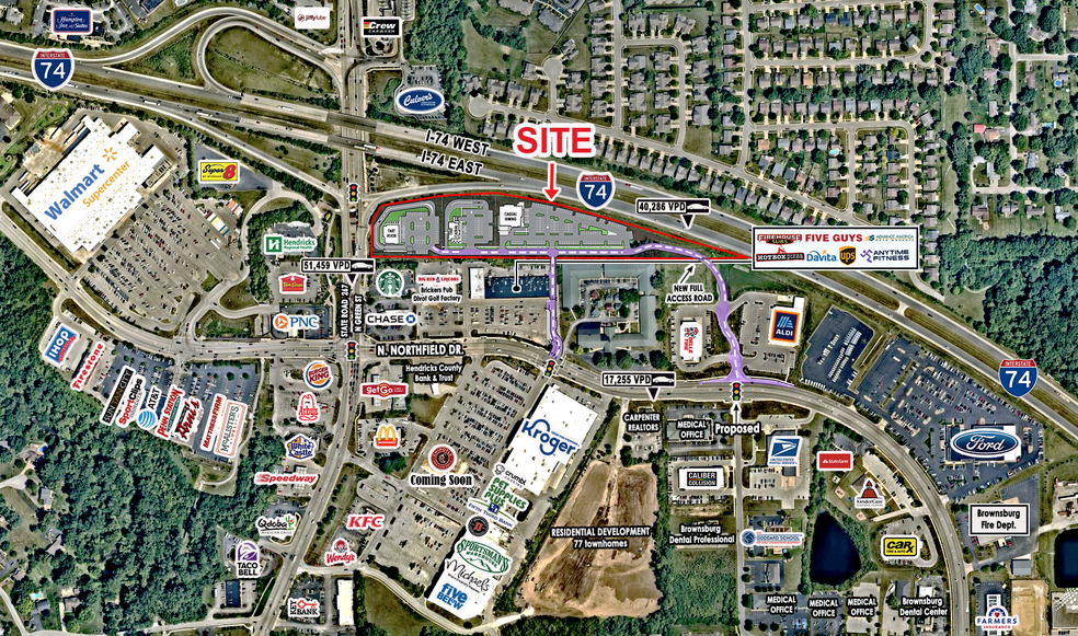 Primary Photo Of Rt 267 And I-74, Brownsburg Land For Sale