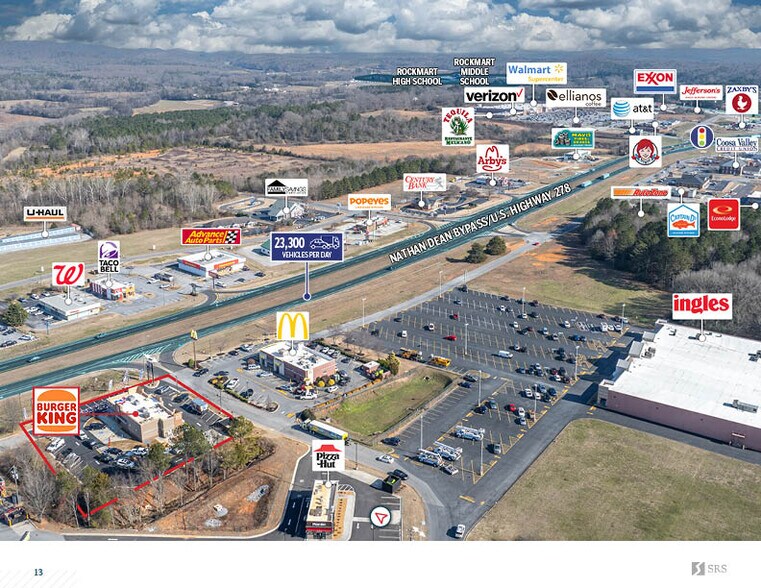 More Photos Of 1000 Nathan Dean Byp, Rockmart Fast Food For Sale