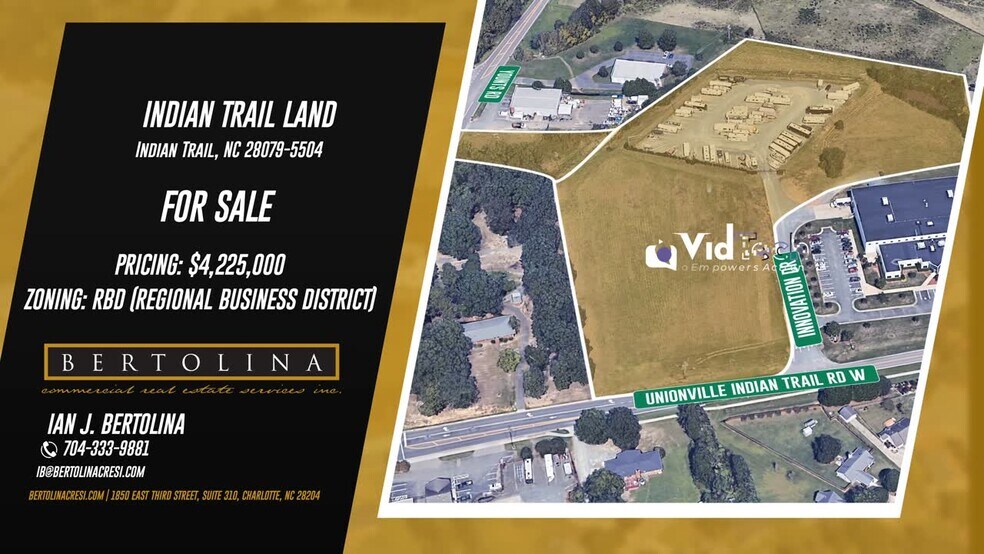 Primary Photo Of Unionville—Indian Trail Road, Indian Trail Land For Sale