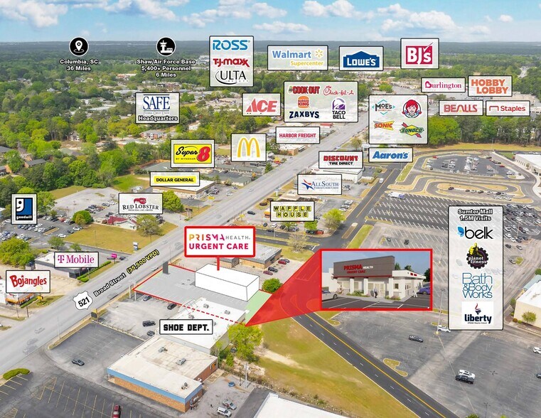 More Photos Of 1029 Broad St, Sumter Restaurant For Sale