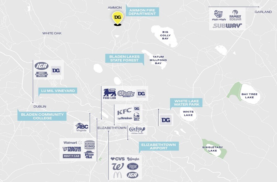 More Photos Of 13075 NC-242, Elizabethtown General Retail For Sale