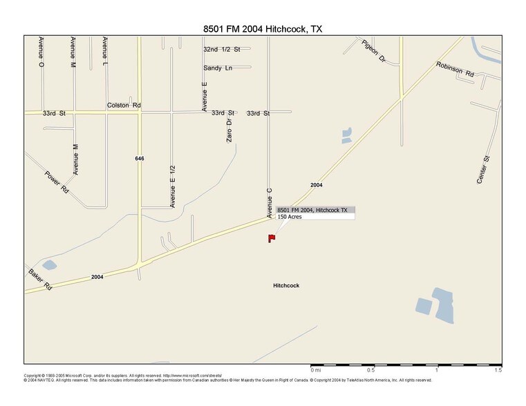 More Photos Of FM 2004 @ Avenue C, Hitchcock Land For Sale