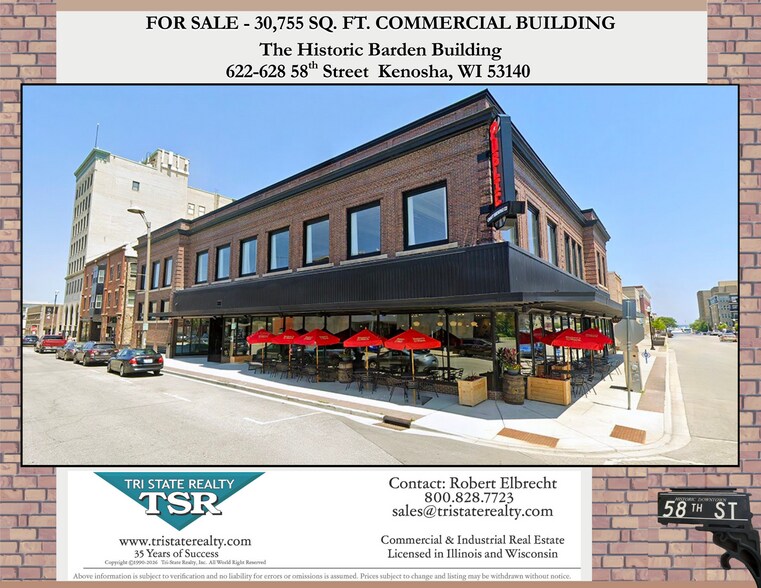 More Photos Of 622-628 58th st, Kenosha General Retail For Sale